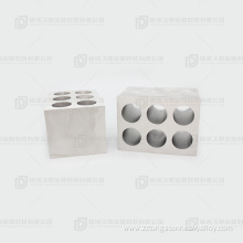 Tungsten alloy brick with hole